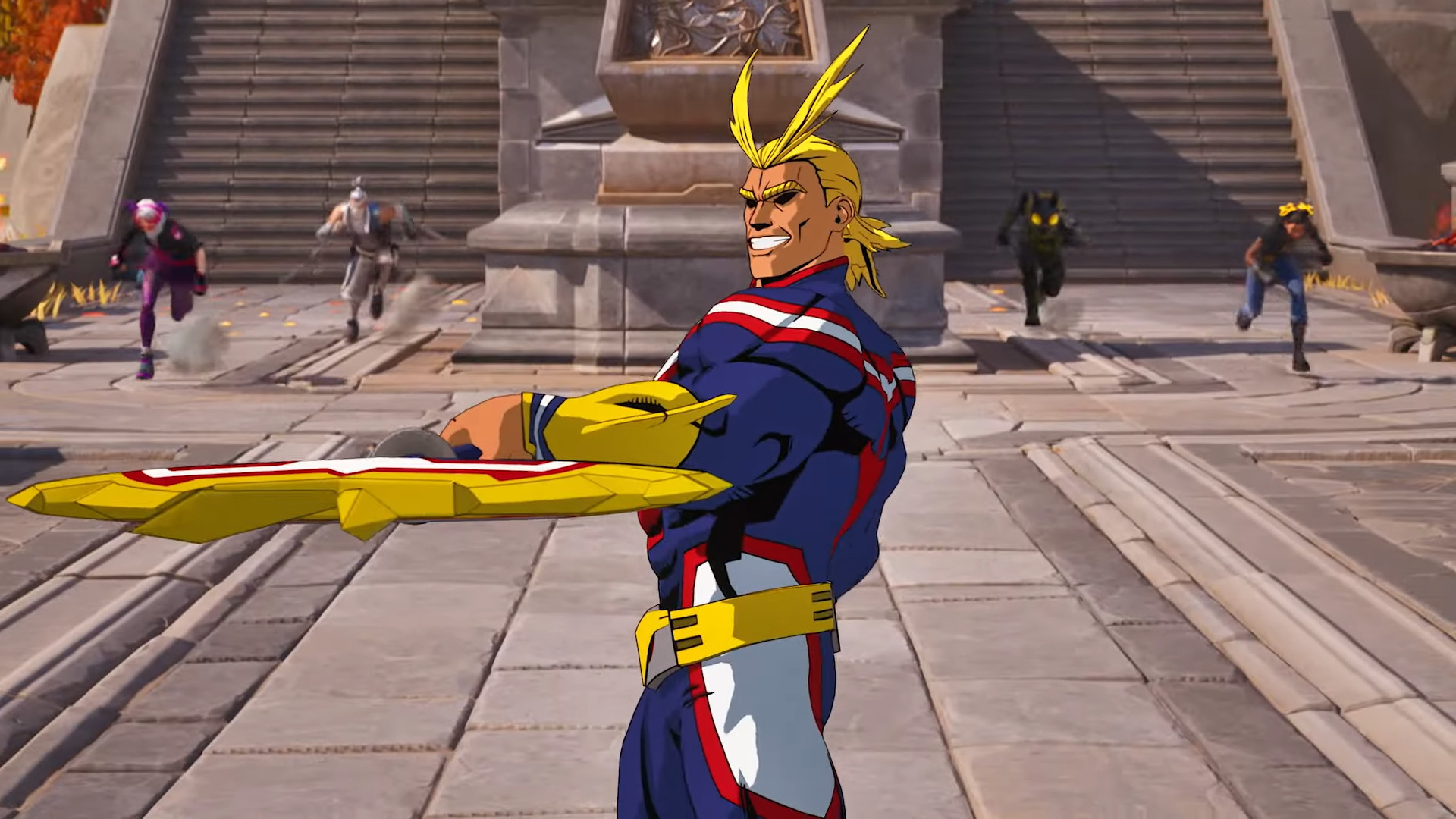 My Hero Academia em Fortnite Veja os itens do pacotão do All Might