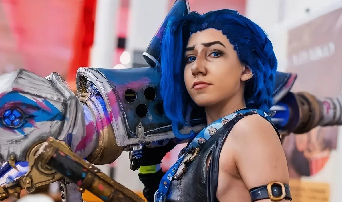 Belo Cosplay Da Jinx De League Of Legends Arcane Da Dudarte