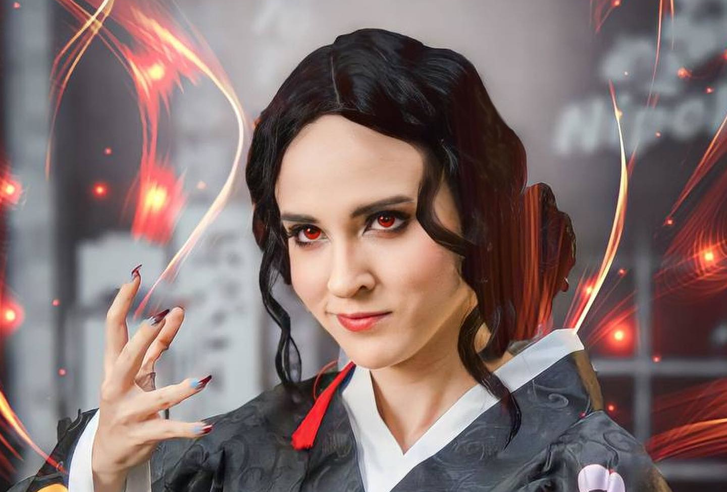 Cosplay impressionante do Muzan, de Kimetsu no Yaiba, da Bogo