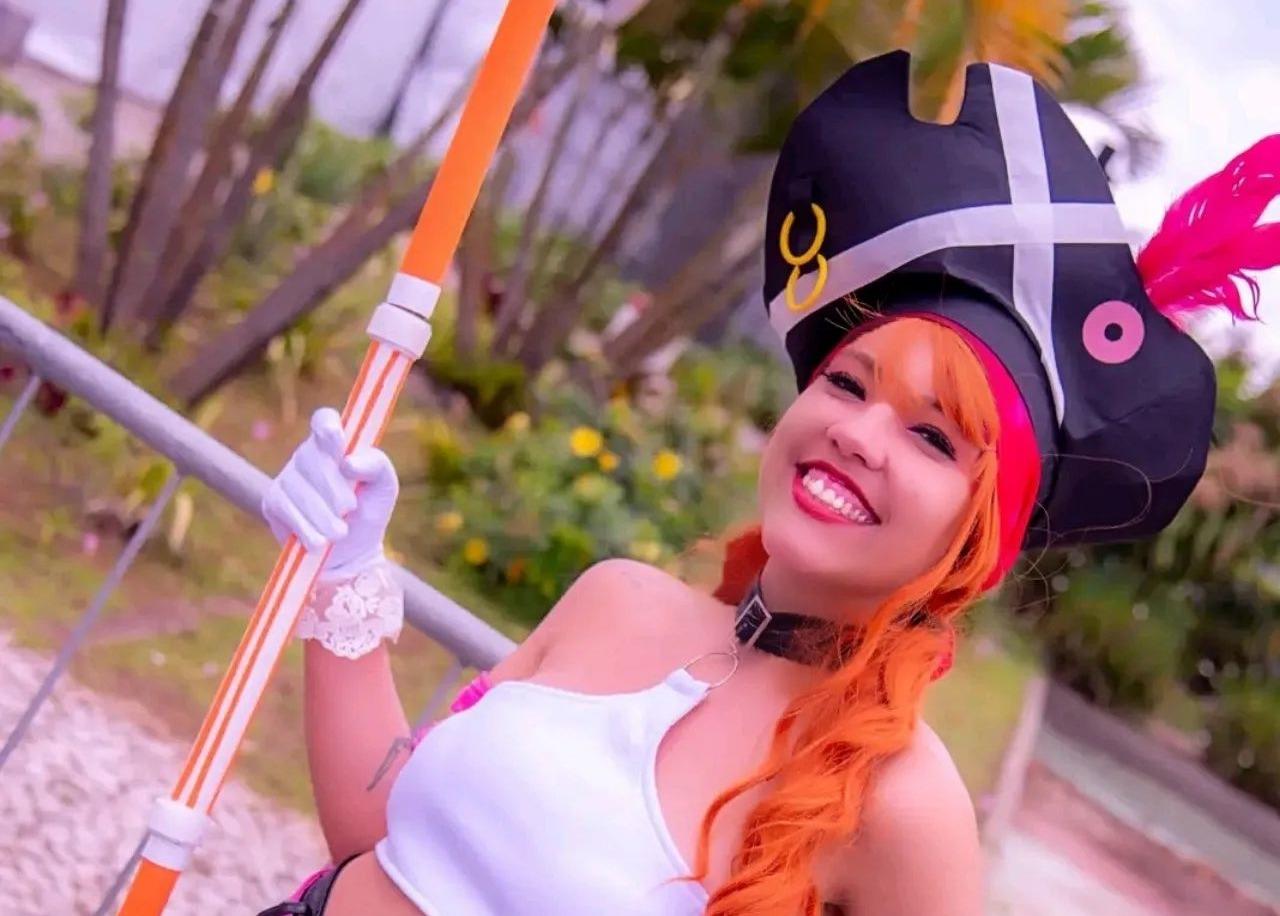 Belo Cosplay Da Nami De One Piece Red Da Cosplayer Brasileira Piper 